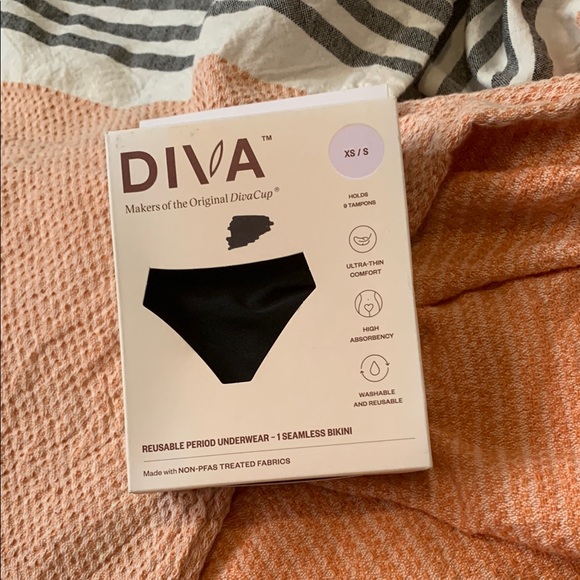 DIVA Reusable Period Underwear Size XS/S - Picture 1 of 7